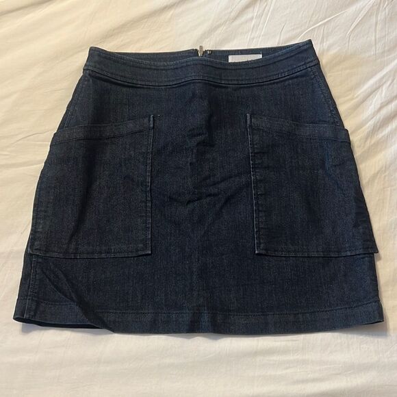 LOFT Denim Mini Skirt - Picture 2 of 9